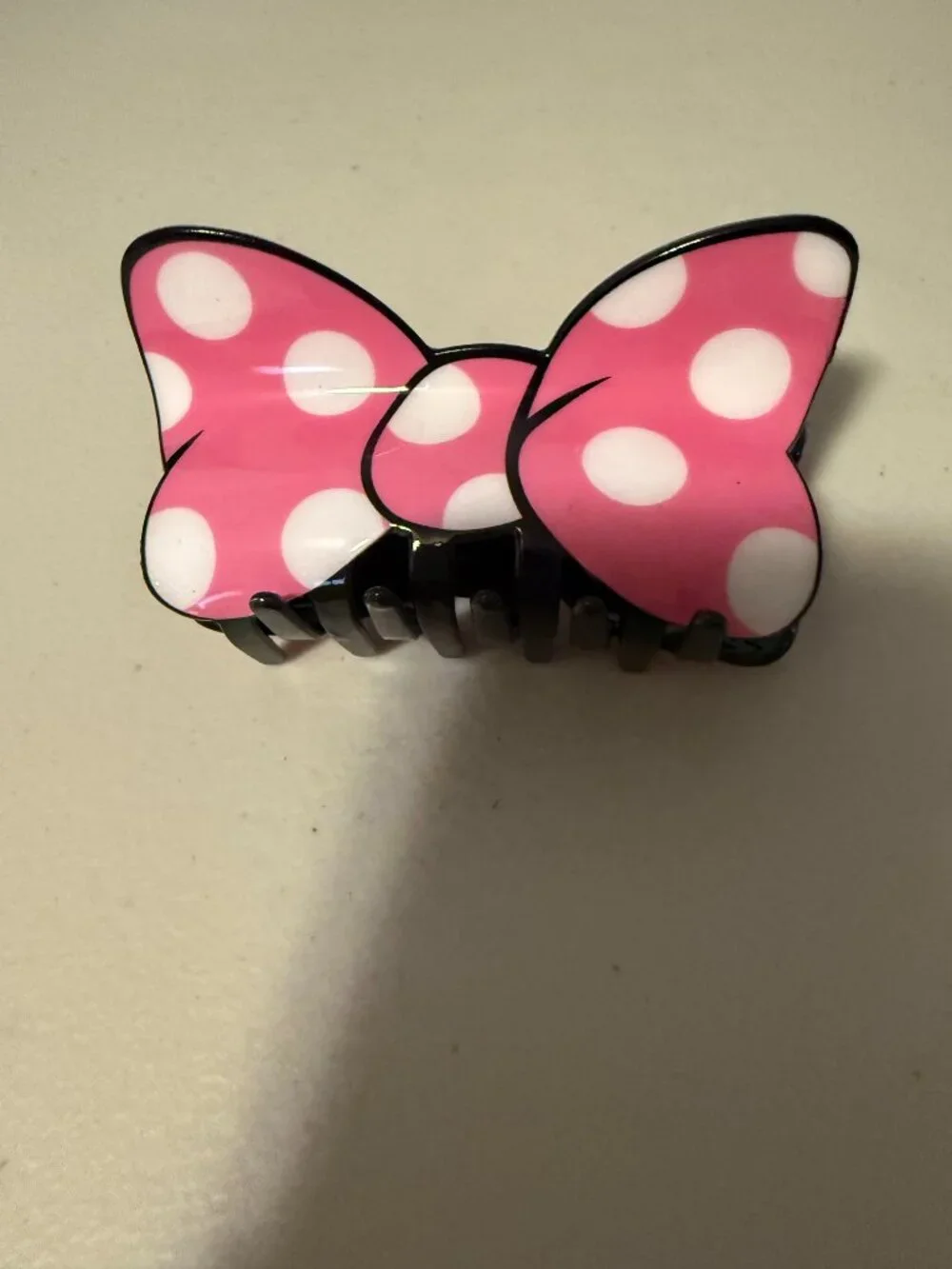 Minnie Bow Claw Clip Hair Accessory - Pink